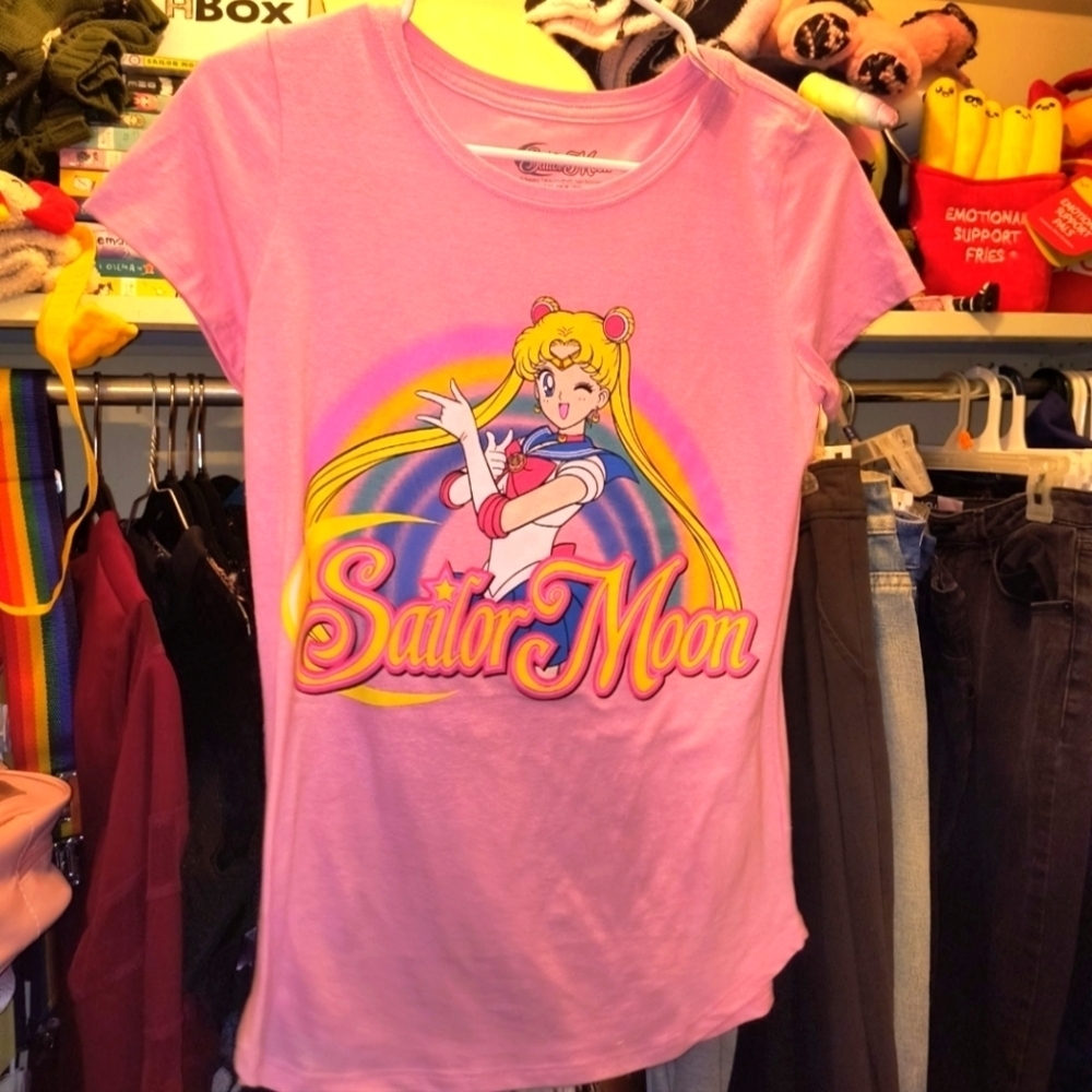 Sailor Moon Pink Kids T-Shirt